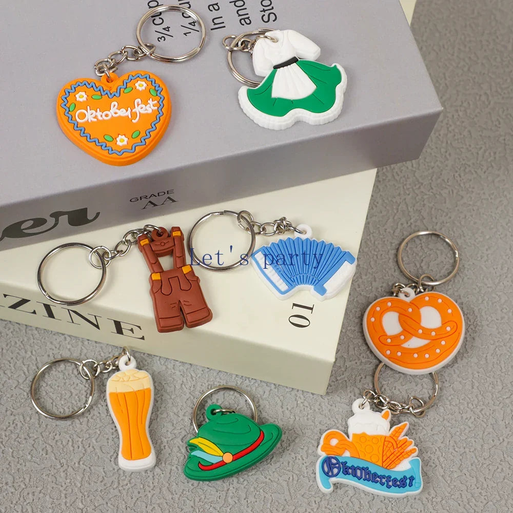 Oktoberfest Schlüsselanhänger Set, Souvenir 16-teilig