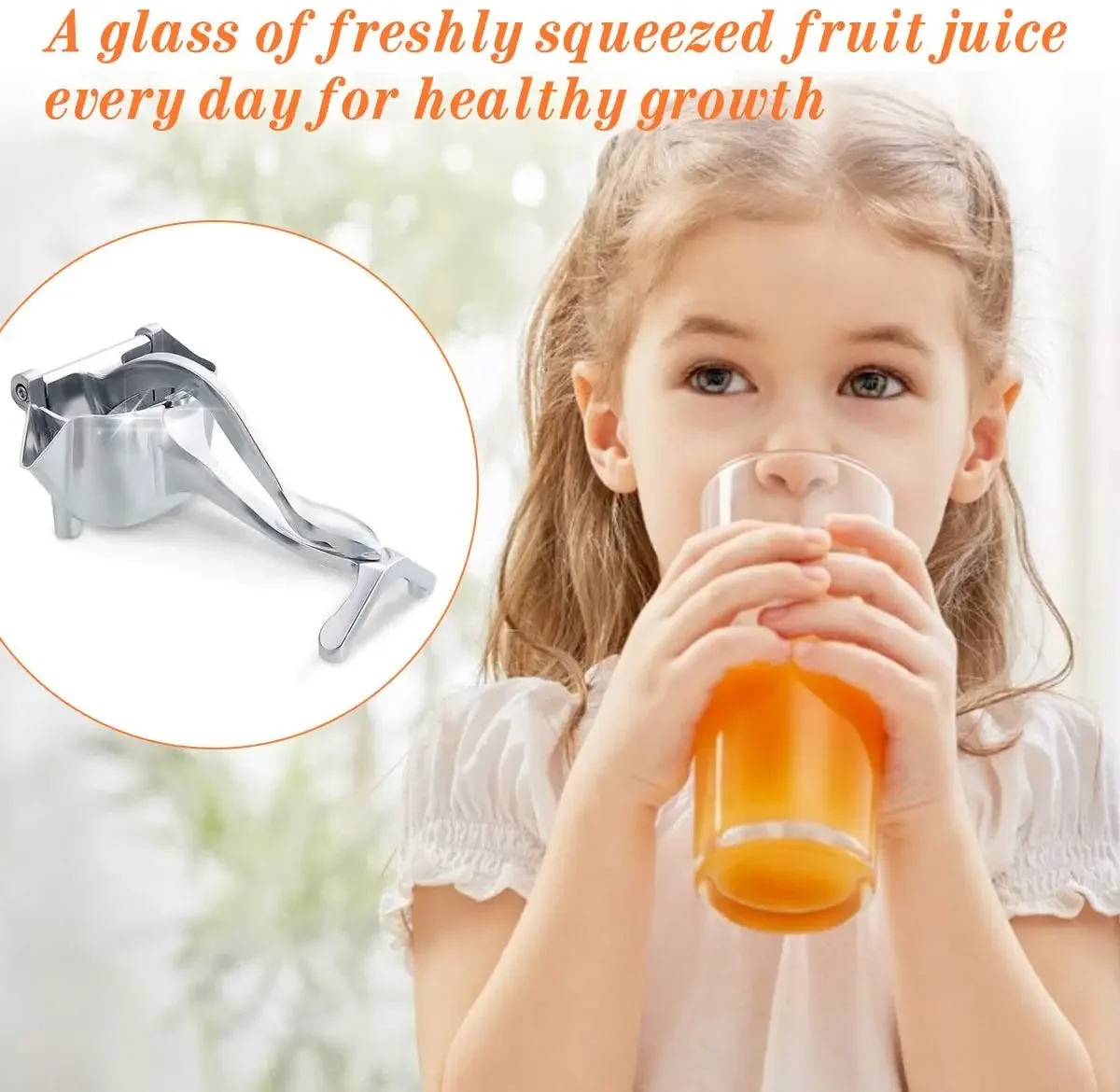 ManualJuicer Manuelle Saftpresse aus Aluminium