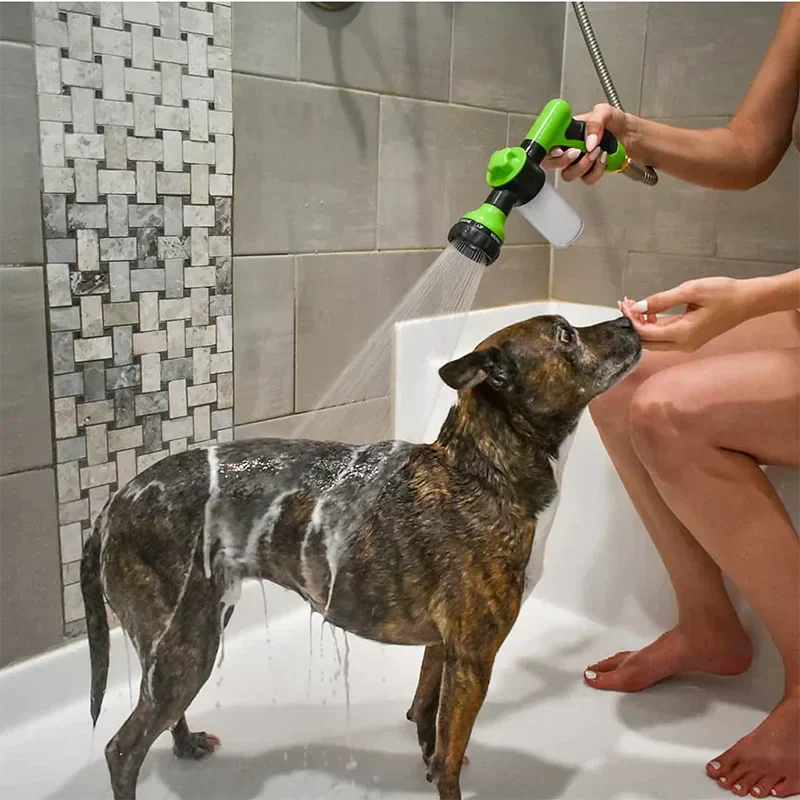 PetShower – Multifunktionale Tierdusche mit Shampoo-Spender