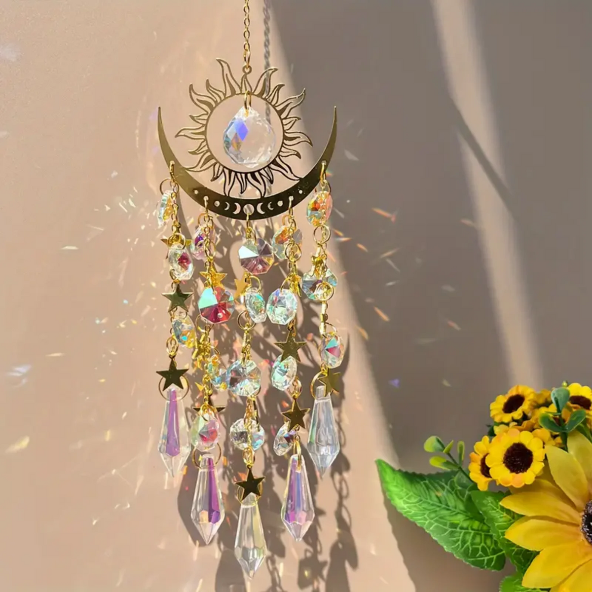 LightCatcher – Crystal Suncatcher Hanging Decoration, Set of 2