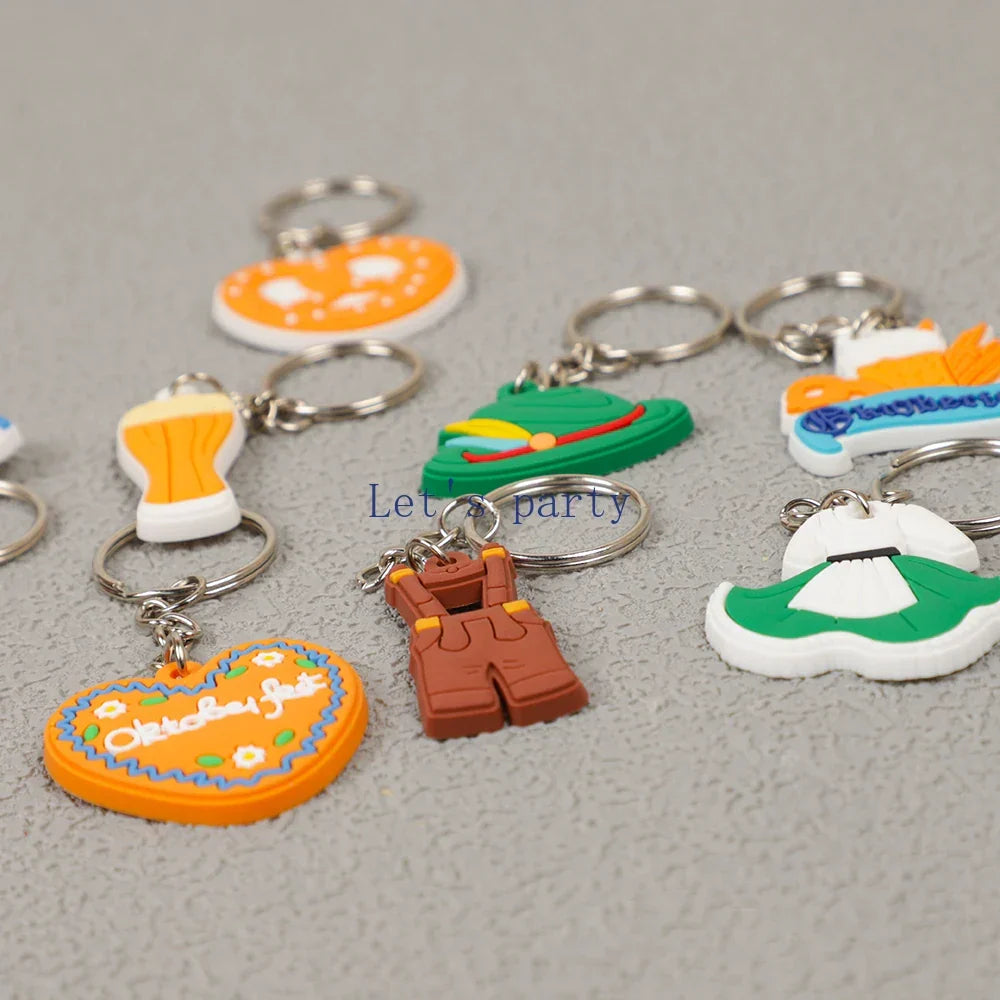 Oktoberfest Schlüsselanhänger Set, Souvenir 16-teilig