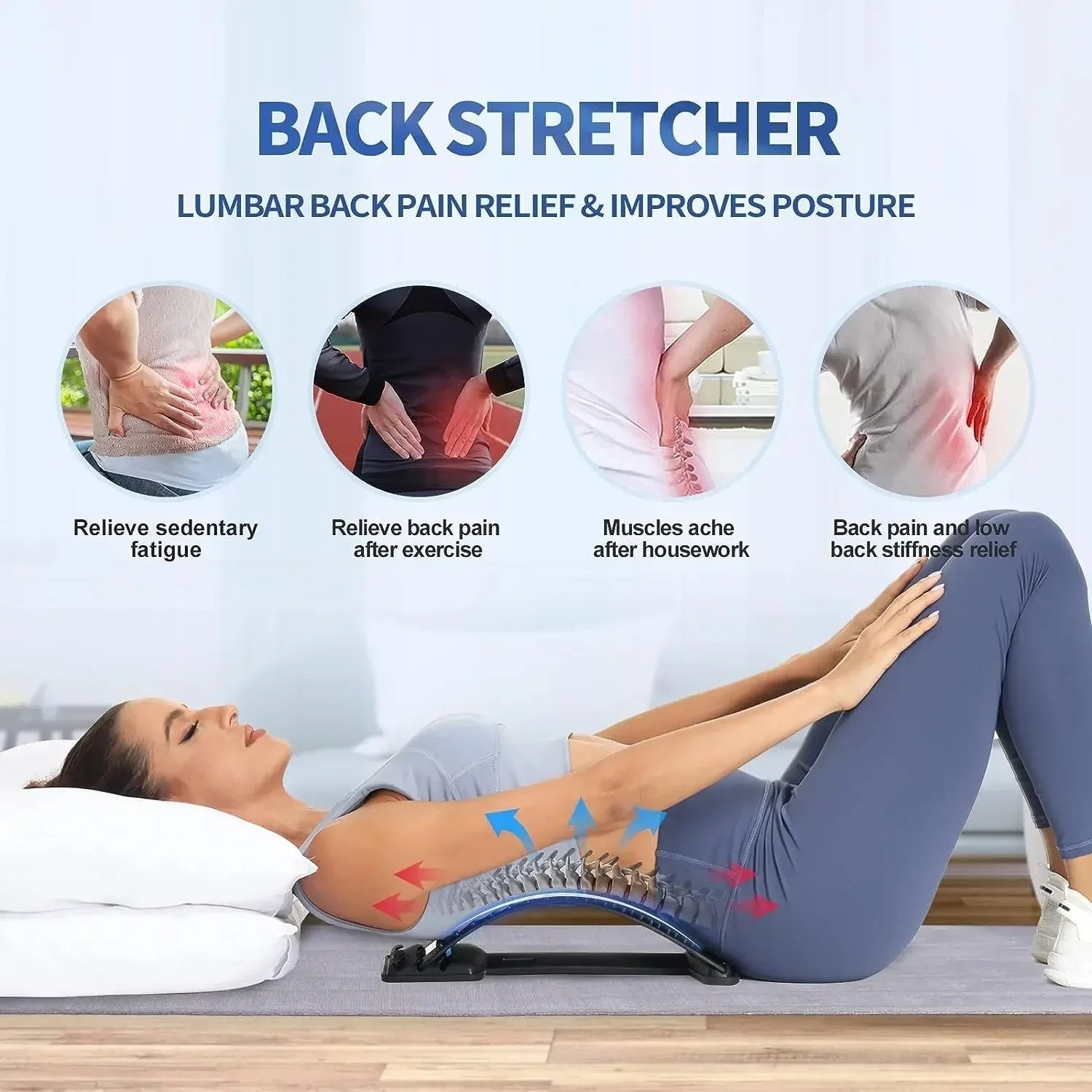 LumbarStretcher Rückendehner in Anwendung