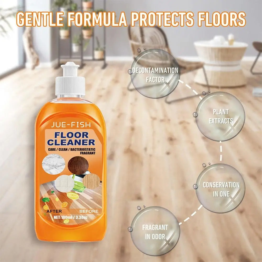 Formel-Merkmale von FloorCleaner: Dekontaminationsfaktor, Pflanzenextrakte, Pflege, angenehmer Duft