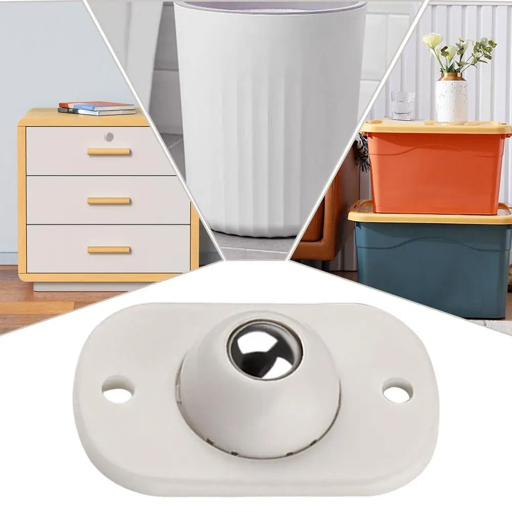 FurnitureWheels – Selbstklebende 360° drehbare Möbelräder