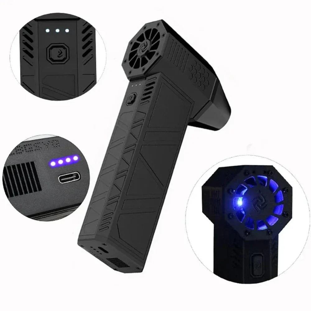 AirBlaster Kompressor-Gebläse Akku, Turbo Druckluft Tragbar