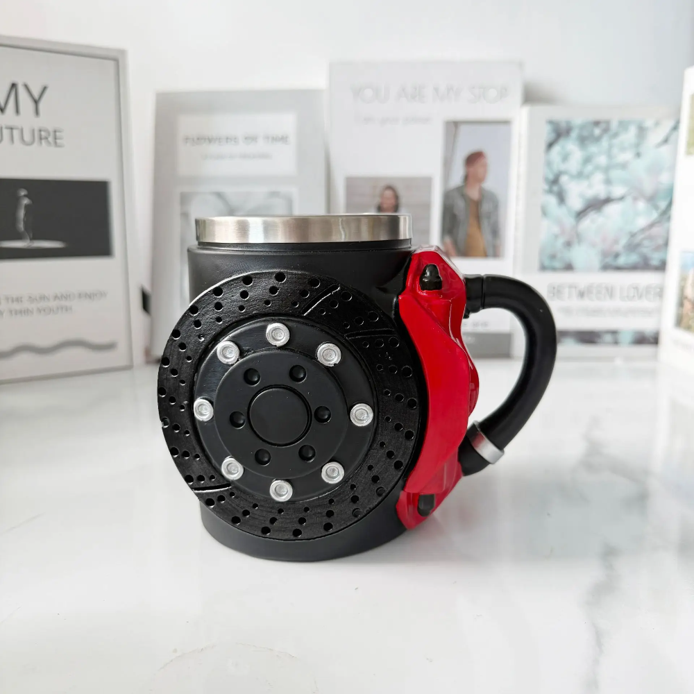 BrakeMug Kaffeetasse Im Rennsport-Design Für Autoliebhaber