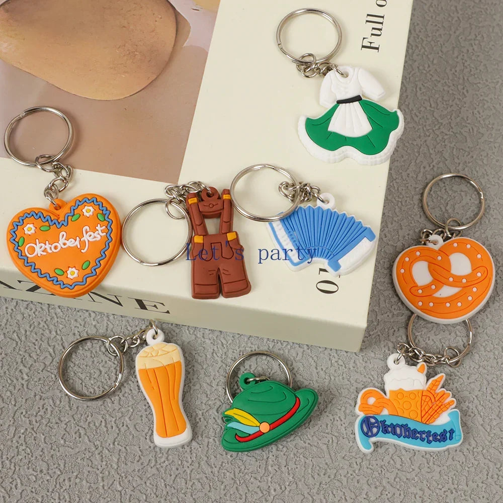 Oktoberfest Schlüsselanhänger Set, Souvenir 16-teilig