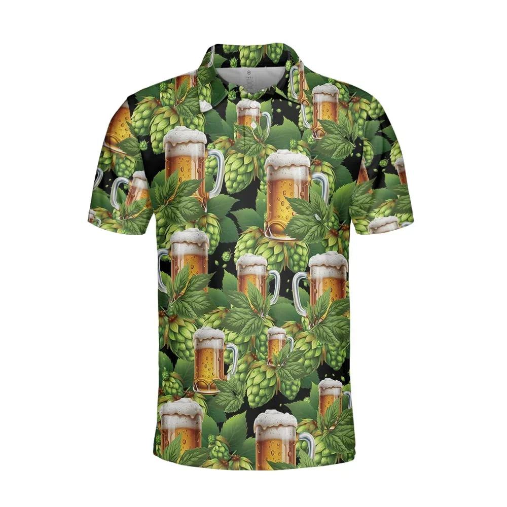 Oktoberfest Poloshirt, Trachten Look Unisex S-4XL