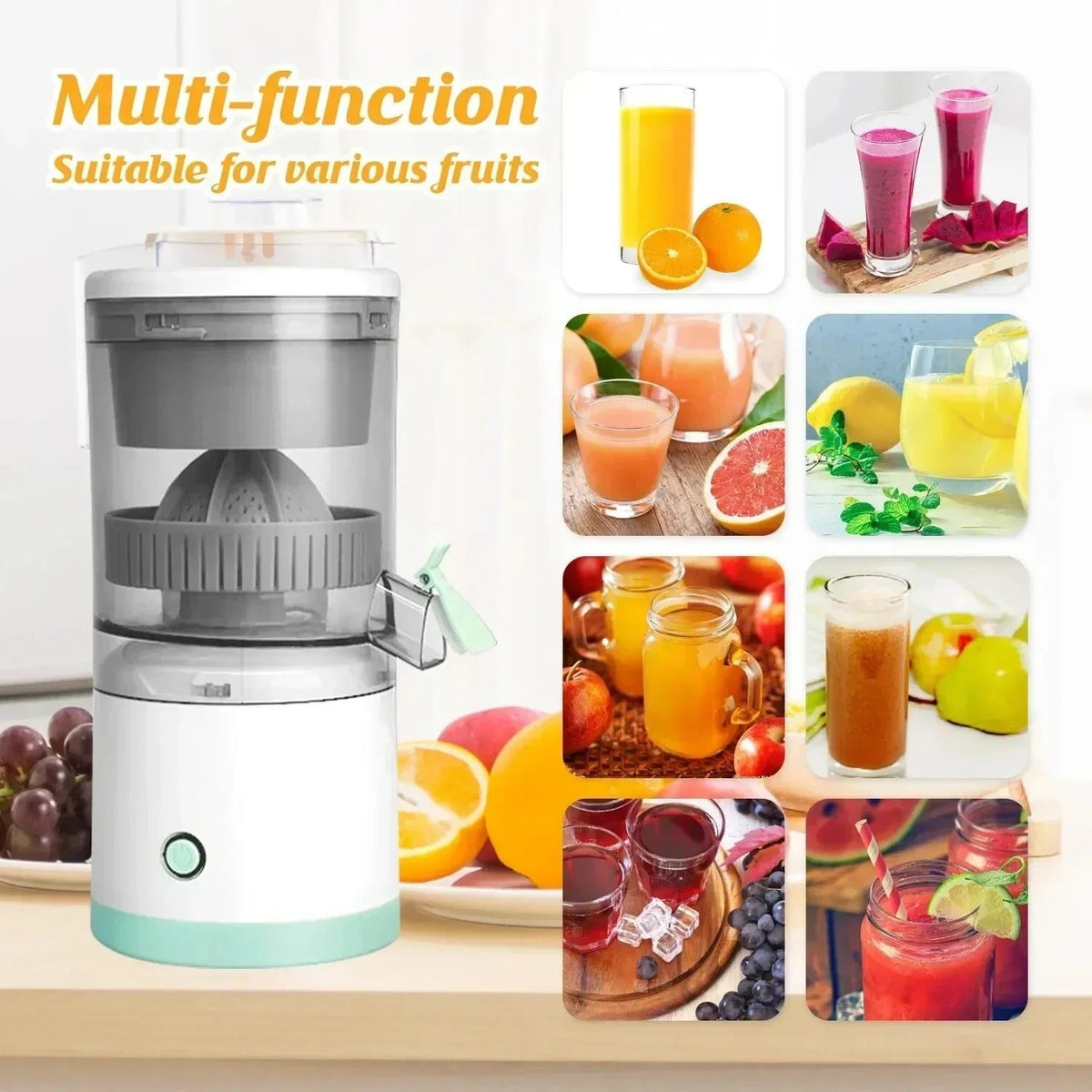 FruitJuicer Größenübersicht