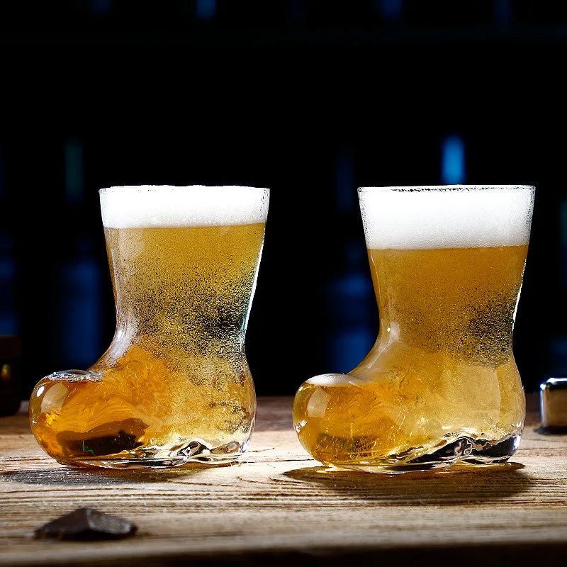 Bierstiefel Glas Oktoberfest, Trinkglas 300ml