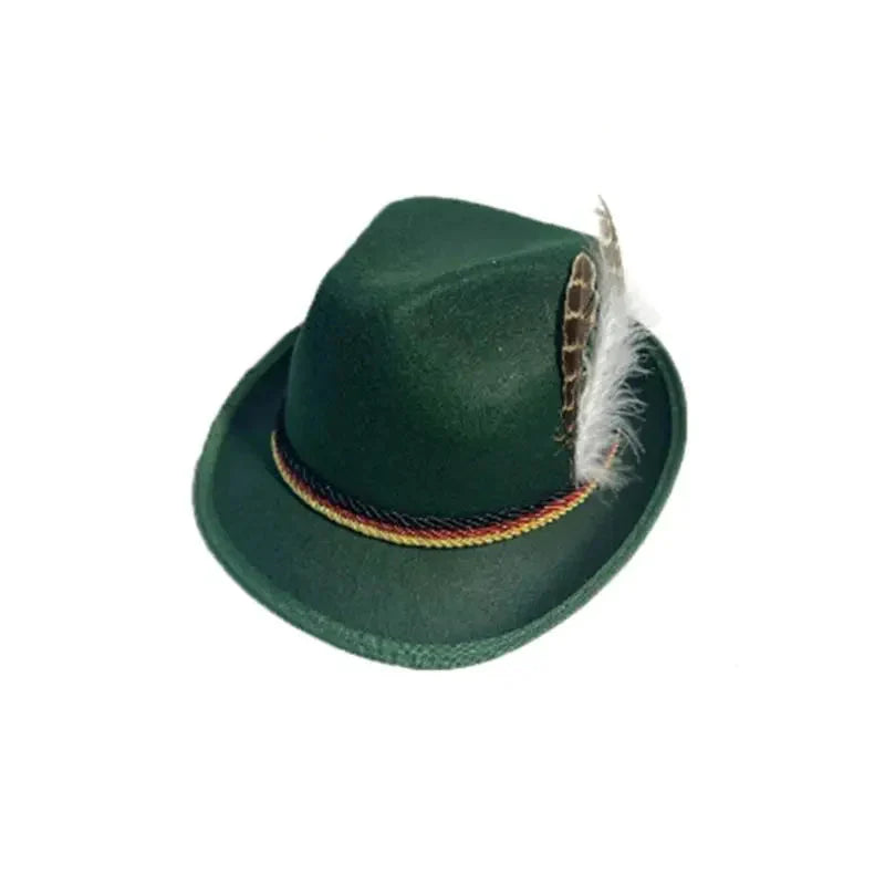 Trachten Accessoire-Set Oktoberfest, Hut & Schal Unisex