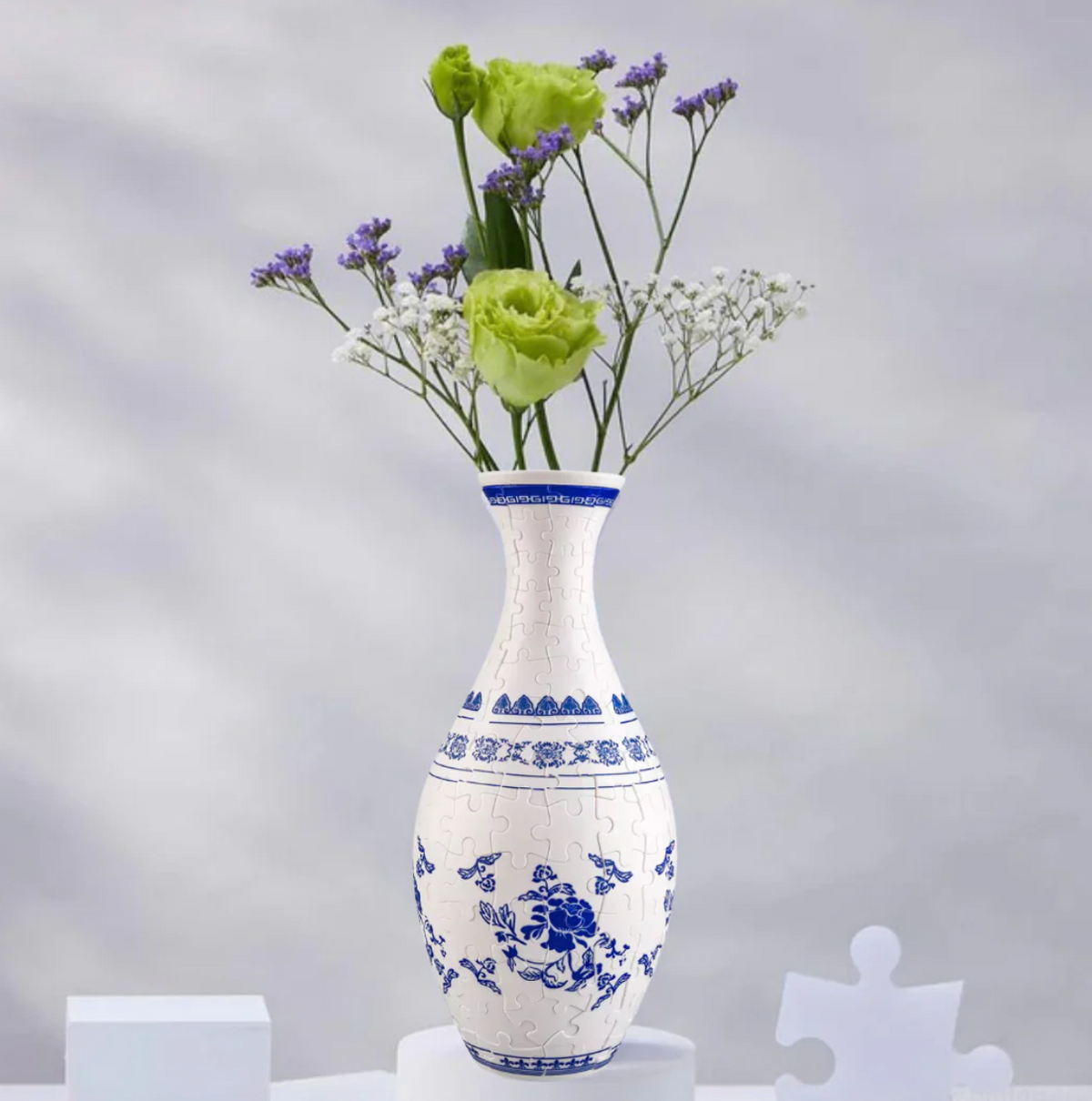 PuzzleVase 160-Teiliges 3D-Puzzle Als Blumenvase