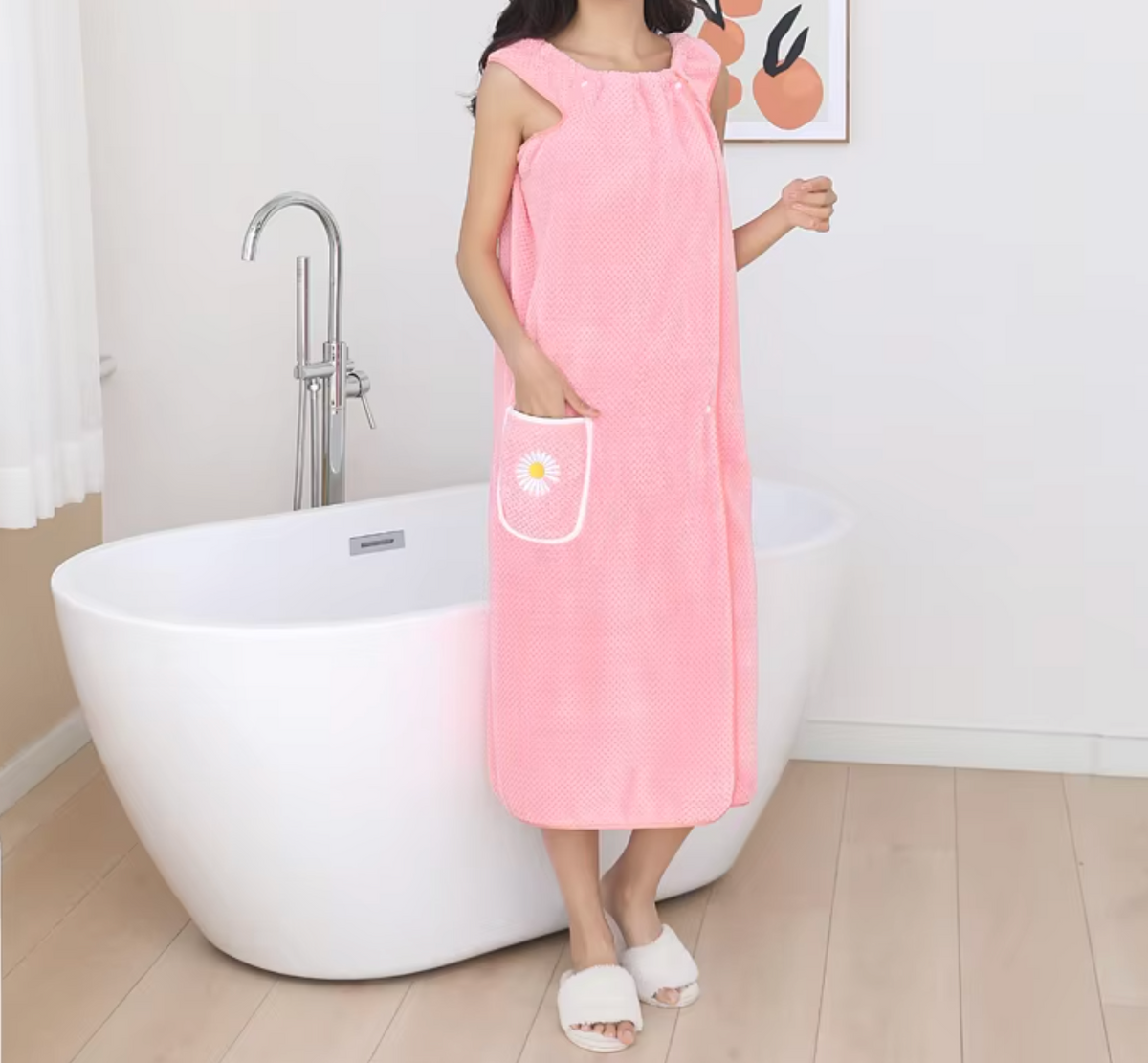 TowelDress Tragbares Schnelltrocknendes Duschtuch