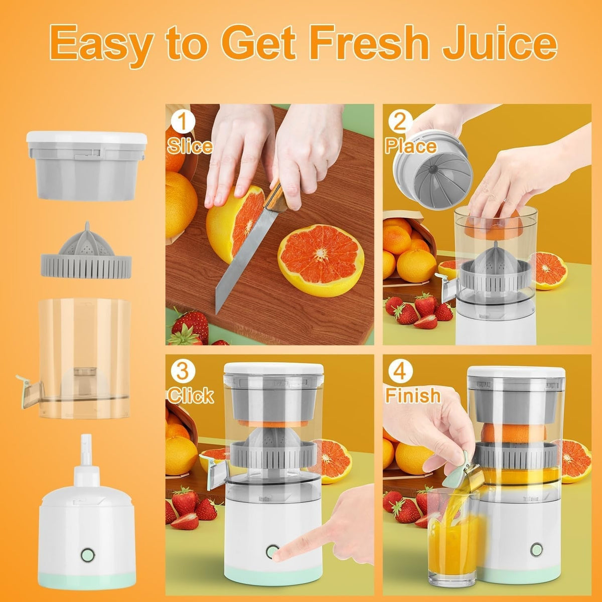 FruitJuicer in Anwendung