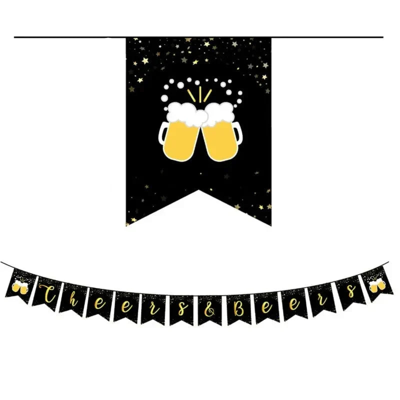 Oktoberfest Einweg-Partygeschirr Set Cheers & Beers, 16 Gäste