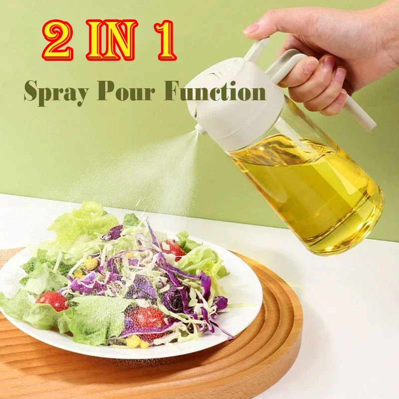 OilDispenser 2-in-1 Glasspender Zum Sprühen Und Gießen