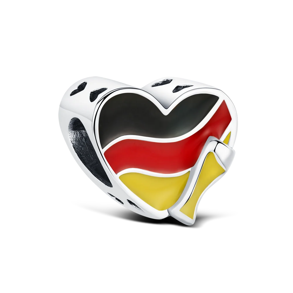 Oktoberfest Schmuck Armbandanhänger Silber, HerzGlanz