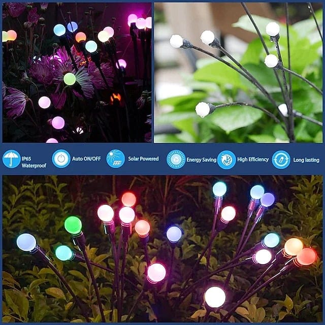 FireFlies – Solarbetriebene Glühwürmchen-Gartenleuchte, Wasserdicht