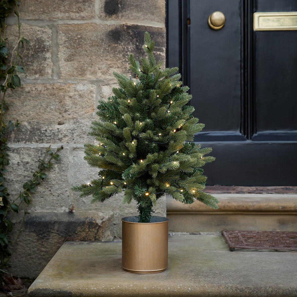 LED Weihnachtsbaum im Topf – 75cm Innen und Außen