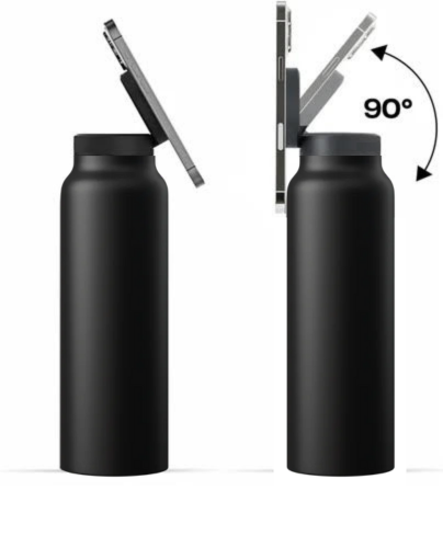 MagneticBottle Isolierflasche Mit Magnetischer Handyhalterung