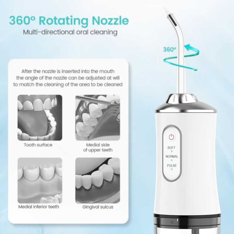 WaterFlosser Anwendung