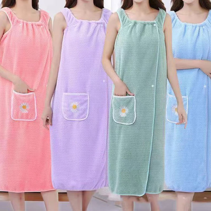 TowelDress Tragbares Schnelltrocknendes Duschtuch