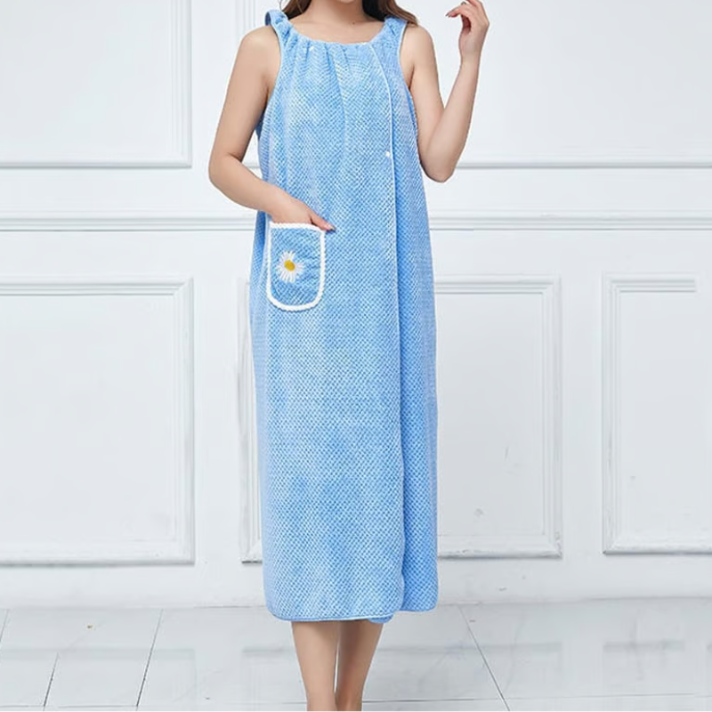 TowelDress Tragbares Schnelltrocknendes Duschtuch