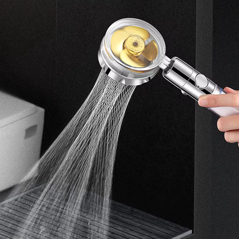 SpinShower 360-Grad Rotierender Hochdruck-Duschkopf