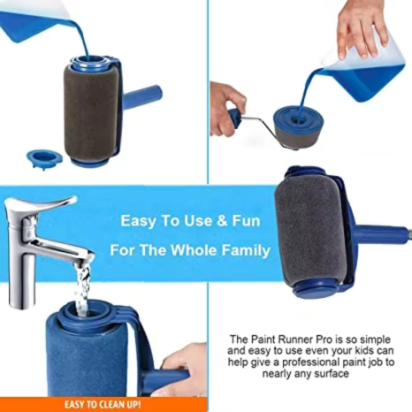 EasyPaint Roller Detailansicht blau