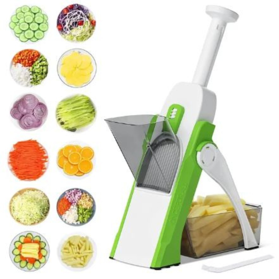 VeggieSlicer Gemüsehobel Multifunktional, Edelstahlklingen