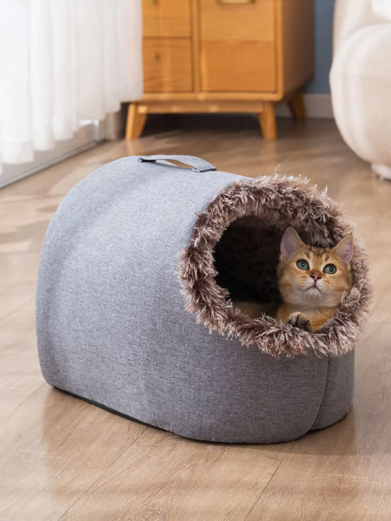 CozyCat Warmes Kuschelnest Für Katzen