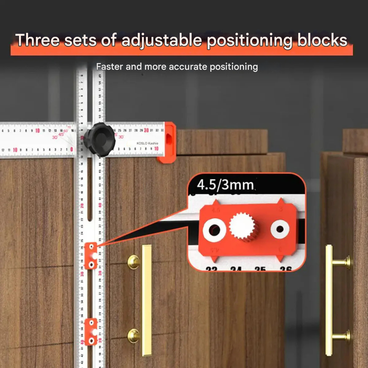 DrillRuler 2-in-1 Bohr-Positionierungslineal