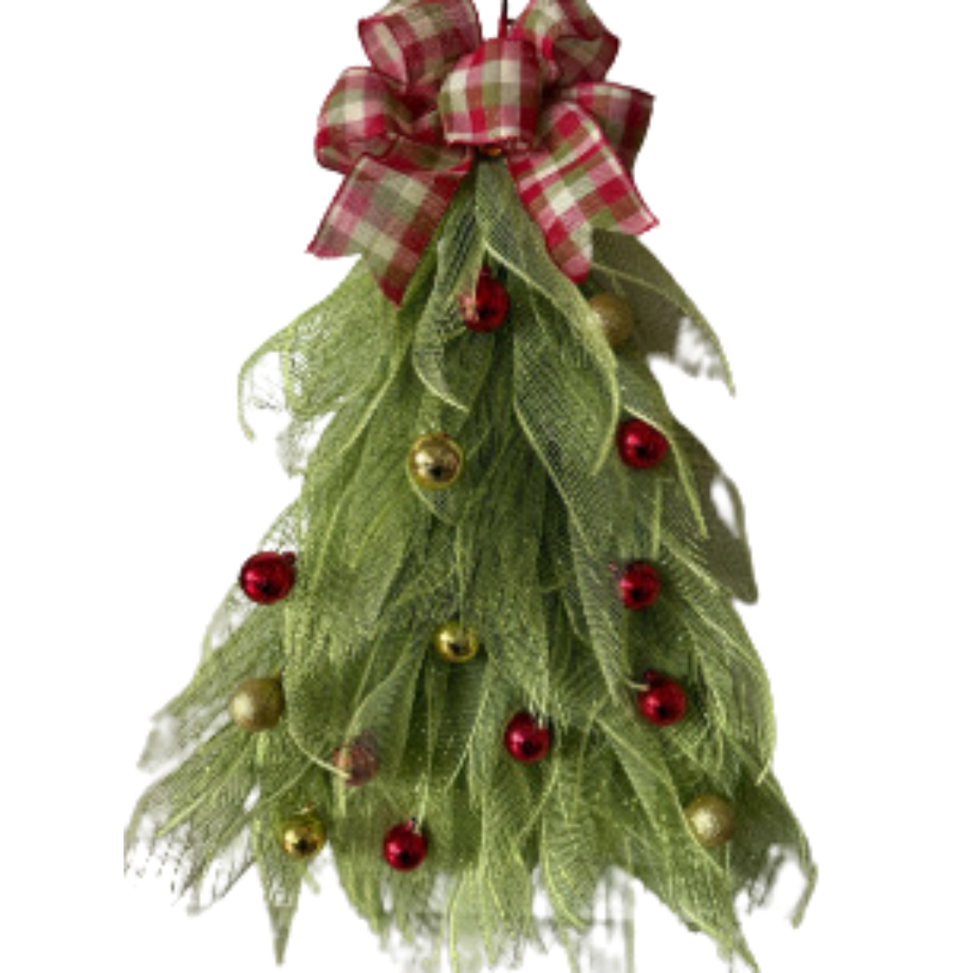 Weihnachtskranz Tür- und Wanddekoration – Klassisches Design