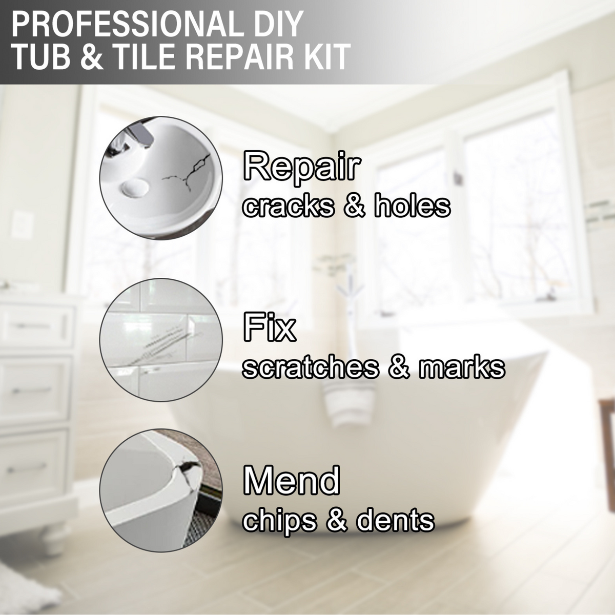 Keramik Reparaturpaste für Fliesen & Keramik