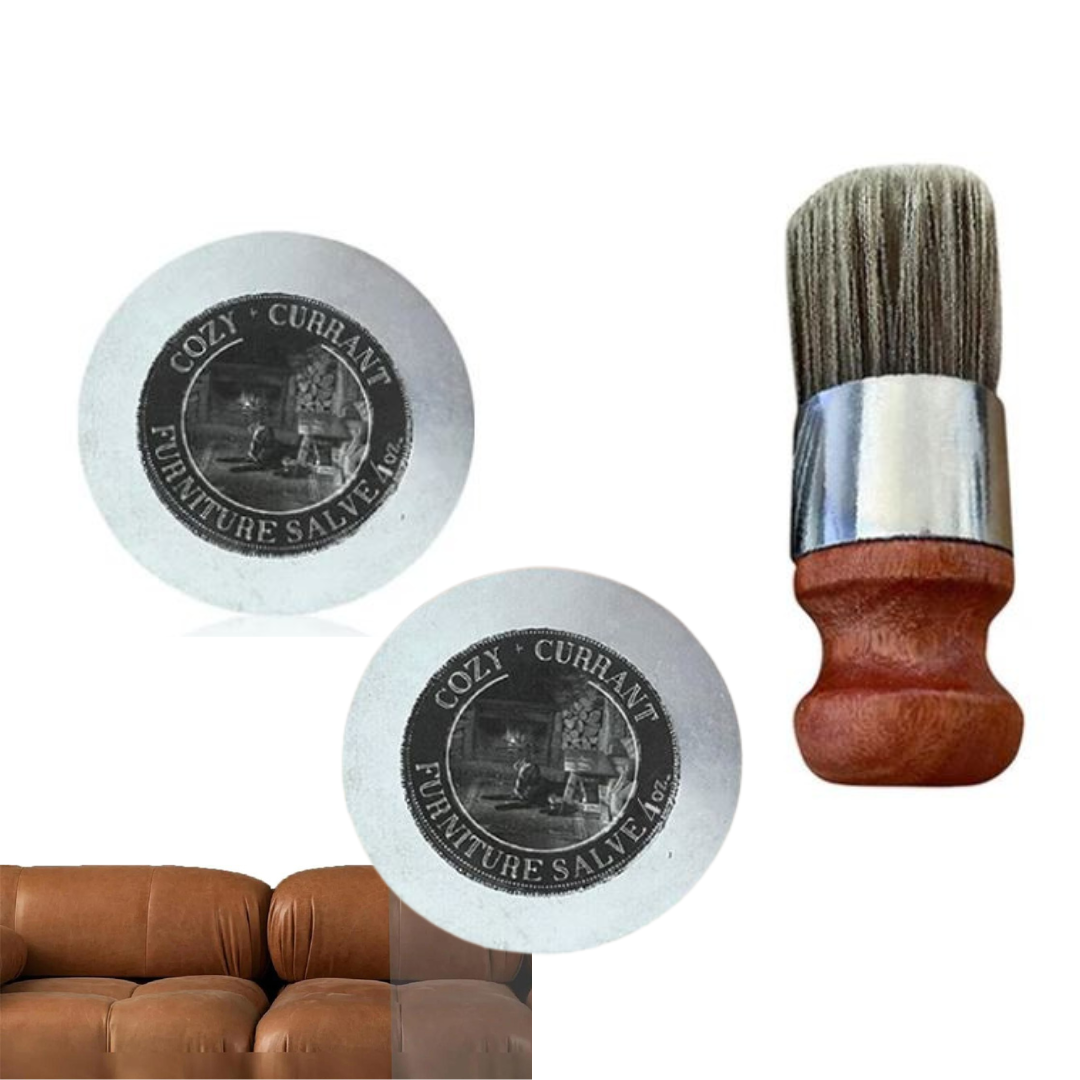 FurnitureKit Leder-Pflegeset Mit Bürste