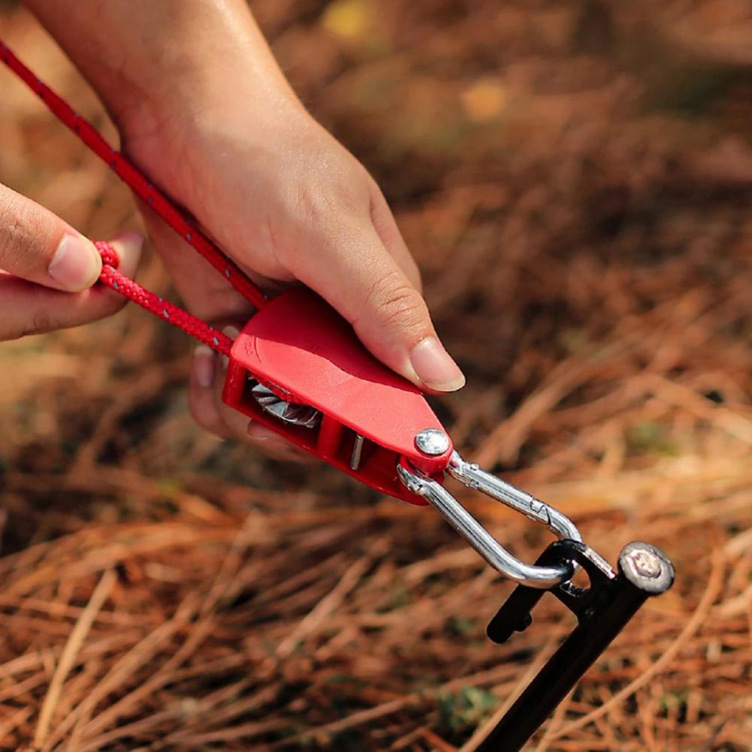 CampingRope Nahaufnahme des Klemmmechanismus
