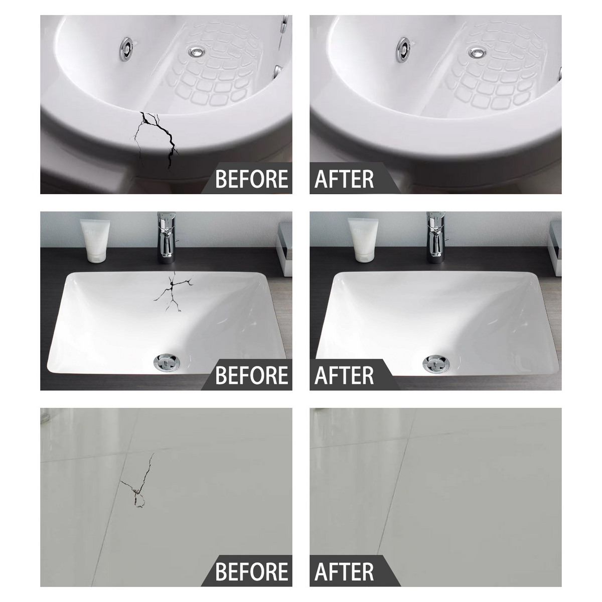 Keramik Reparaturpaste für Fliesen & Keramik