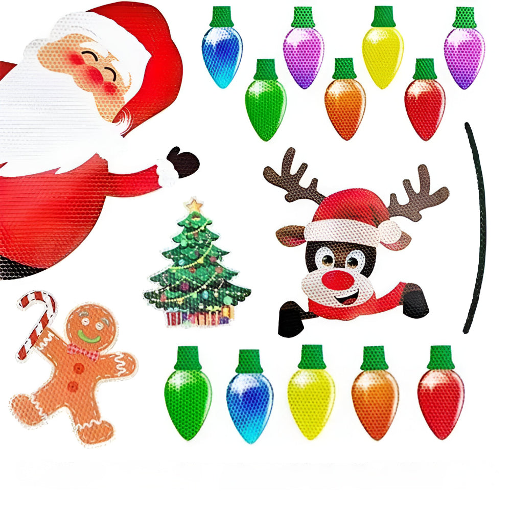Magnetische Weihnachtslichter Auto – Reflektierendes Deko-Set Außen