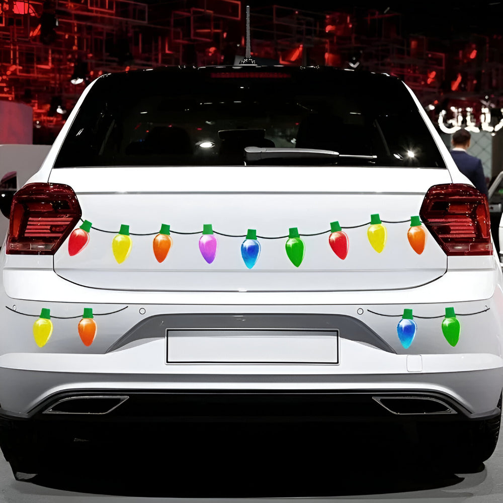 Magnetische Weihnachtslichter Auto – Reflektierendes Deko-Set Außen