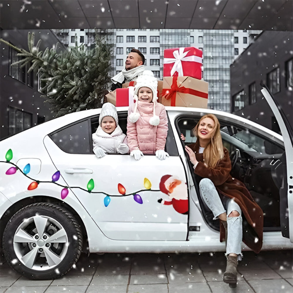 Magnetische Weihnachtslichter Auto – Reflektierendes Deko-Set Außen