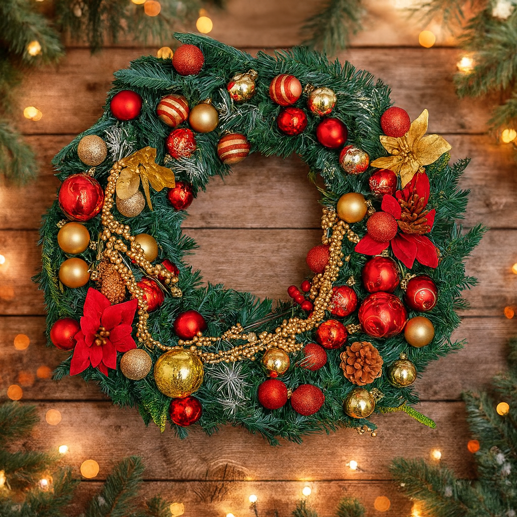Weihnachtskugeln Kunststoff 50er Set – Baumschmuck bruchsicher