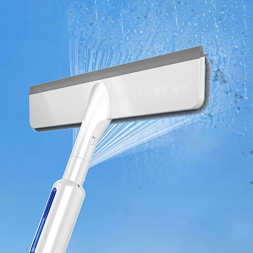 WindowCleaner – Doppelseitiger Fensterreiniger mit Sprühfunktion und Teleskopstiel