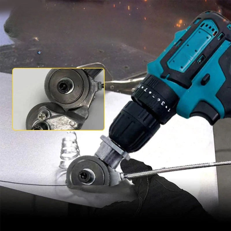 ShearCutter – Elektrischer Blechschneider-Aufsatz für Bohrmaschinen