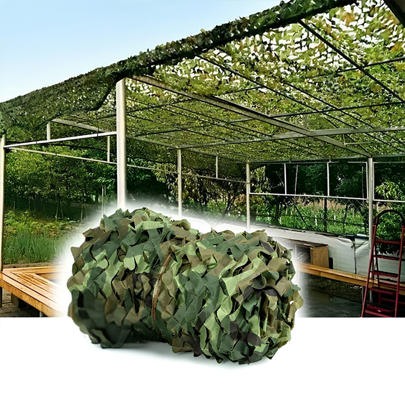 Tarnnetz Jungle Camouflage ausgebreitet