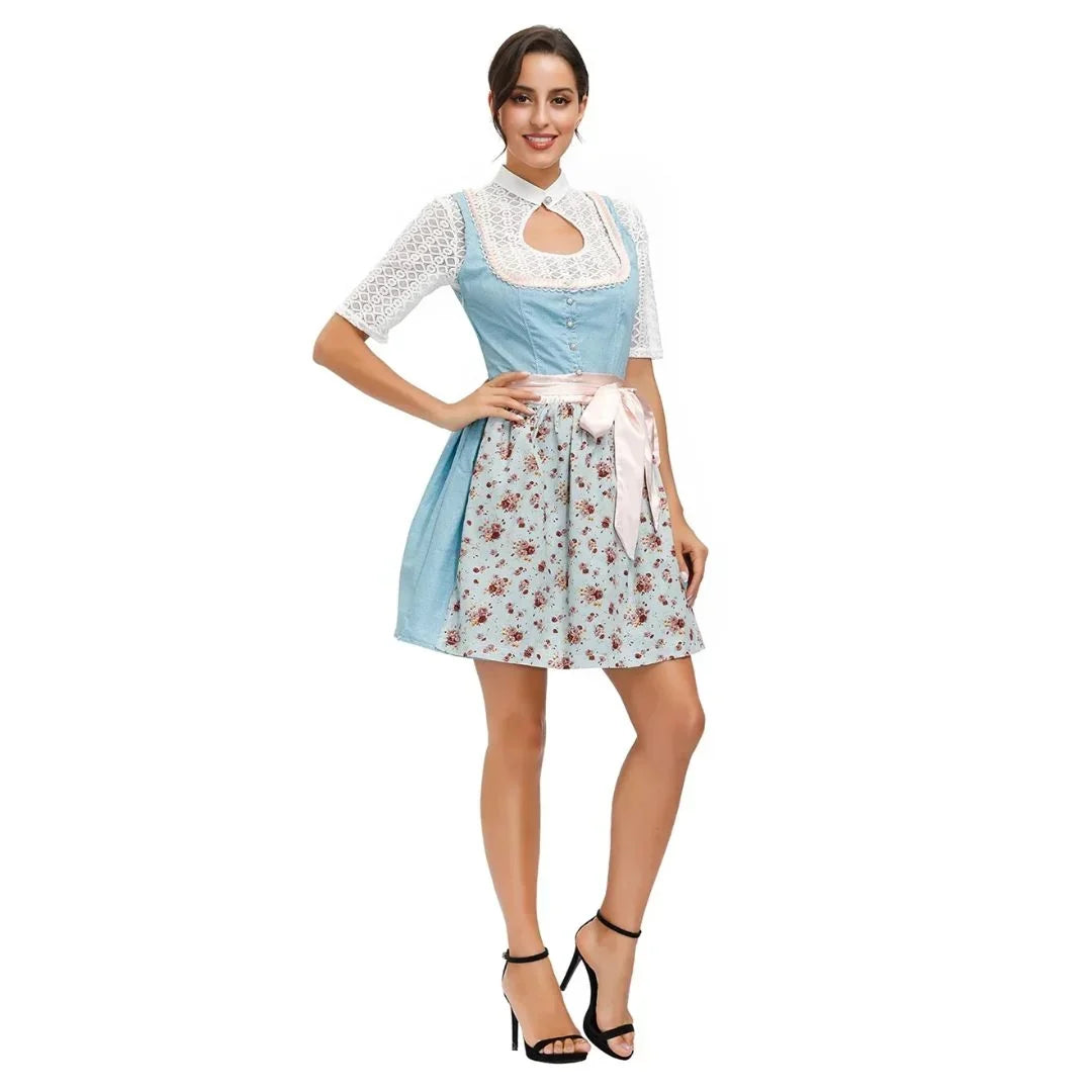 Dirndl Damen Oktoberfest Authentisch Bayerisch