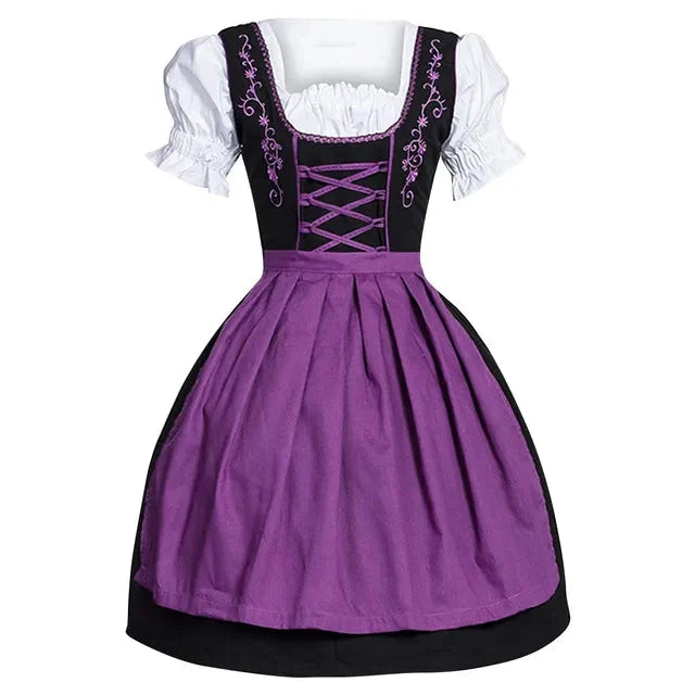 Oktoberfest Kleid Damen Festlich, Trachtenkleid Elegant