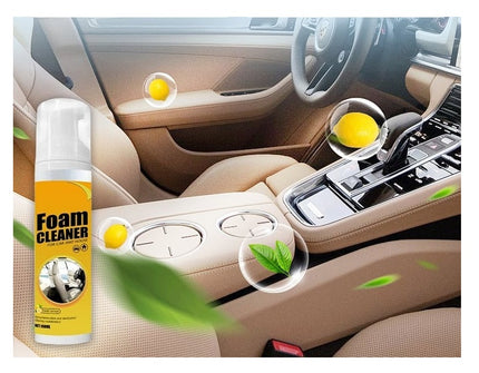FoamCleaner mit frischem Zitronenduft im Fahrzeuginnenraum