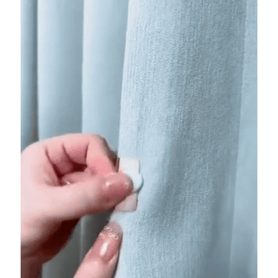 GlideHold CurtainHolders schliessen magnetisch die Vorhangluecke