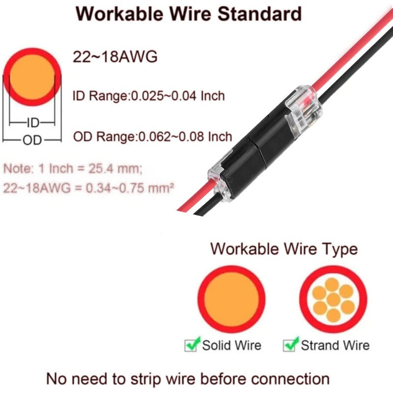 SolderlessConnector – Lötfreie Steckverbinder für Drähte