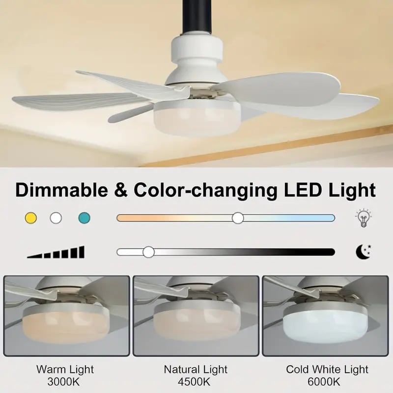 IlluminatedFan – 2-in-1 Kühlventilator mit LED-Licht, Fassungsmontage